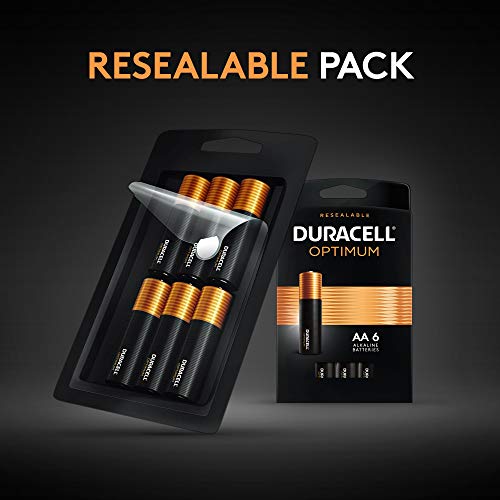 Duracell Optimum Aa + Aaa Batteries Combo Pack With Power Boost Ingredients, 12 Count Double A & Triple A Battery With Long-Lasting Power - 20 Count Total #TOP5