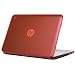iPearl mCover Hard Shell Case for 11.6" HP Chromebook 11 G2 laptops (Red)