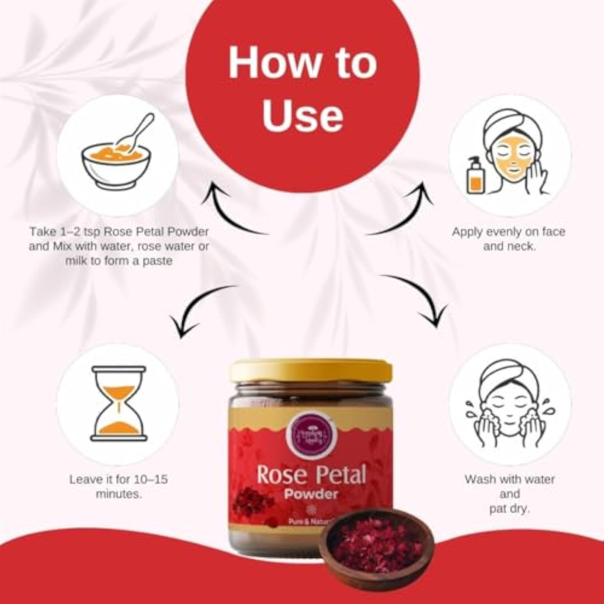 Rose Petal Powder - 100g