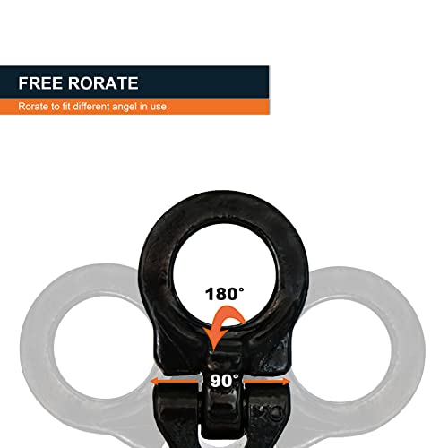 Vertical Plate Lifting Clamp 2200Lbs 1 Ton Compatible With Lever Chain Hoist For Lifting And Transporting #TOP1
