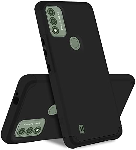 HRWireless Compatible for Wiko Voix Phone Case Cover, Heavy Duty (Magnetic Mount Friendly) MetKase Series with Premium Minimalistic Design for Shock Absorption & Accidental Drops Black
