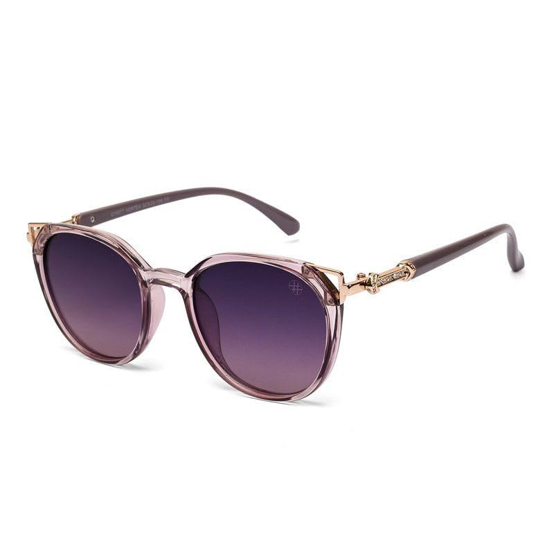 Image of HASHTAG EYEWEAR UV Protected Sunglasses for Women | Stylish Retro Gradient Goggles | Lightweight Polarized Eyewear | Driving Glasses | Fashionable Ladies Shades for Outdoor