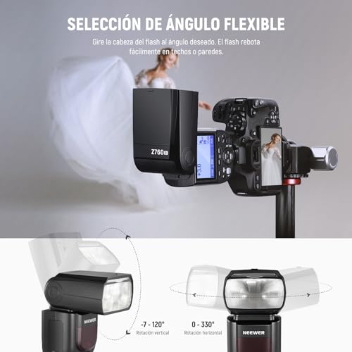 Ficha técnica NEEWER Z760-C TTL Flash Speedlite Compatible con Canon DSLR Cámaras - Fernando Cortés