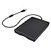 Produktbild USB Floppy Disk, husdow 8,9 cm USB Tragbare Externe Diskettenlaufwerk FDD 1,44 MB für PC Windows 10/7/8, Windows XP/Vista/MAC (schwarz)