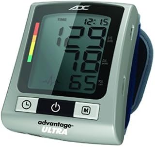 ADC Advantage Ultra 6016N Automatic Digital Wrist Blood Pressure Monitor with Storage Case, BHS AA Rated, Navy