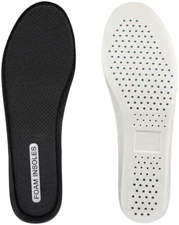 Endoto Memory Foam Insoles for Skechers Women & Men Shoes, Replacement Soft Elastic Insole Inserts for Foot Comfort(Size:US Men10-EU43)
