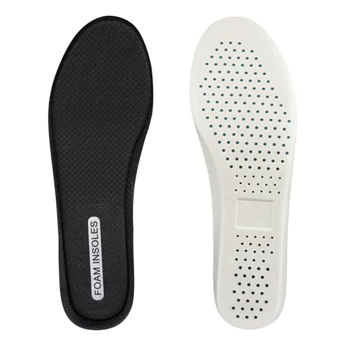 Endoto Memory Foam Insoles for Skechers Women & Men Shoes, Replacement Soft Elastic Insole Inserts for Foot Comfort(Size:EU43 / UK Men9 / US Men10)