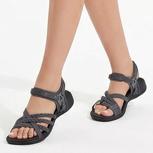 Image of UBFEN Womens Hiking Sandals Outdoors Water Sport Arch Support | Comfortable Adjustable Ankle Strap, Lightweight Suitable for Beach, Travel, Golf and Daily Wear