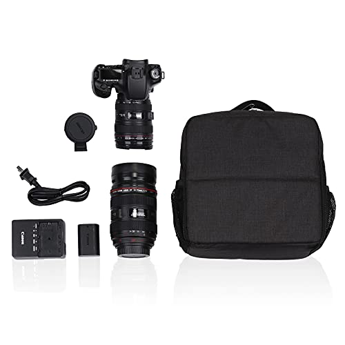 Baigio Camera Insert Bag Inner Case High-Capacity Shockproof And Waterproof Dslr Slr Camera Small Inner Bag Foldable Protective Bag Inner Camera Organizer With Handle (Black 2) #TOP5