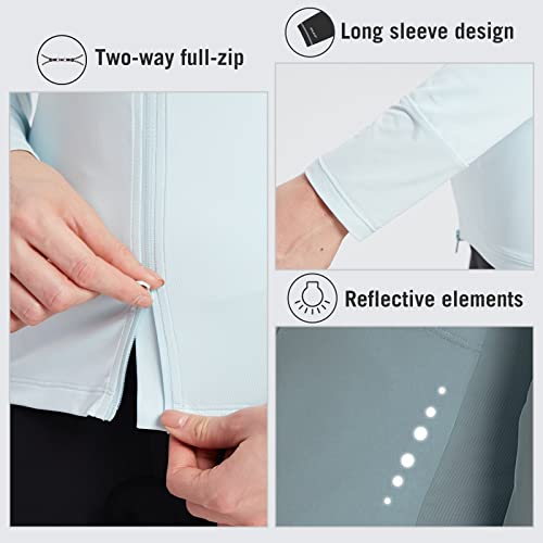 BALEAF Women's Long Sleeve Cycling Jersey Bike Shirts Sun Protection Running Jacket UPF 50+ Pockets - Image 6