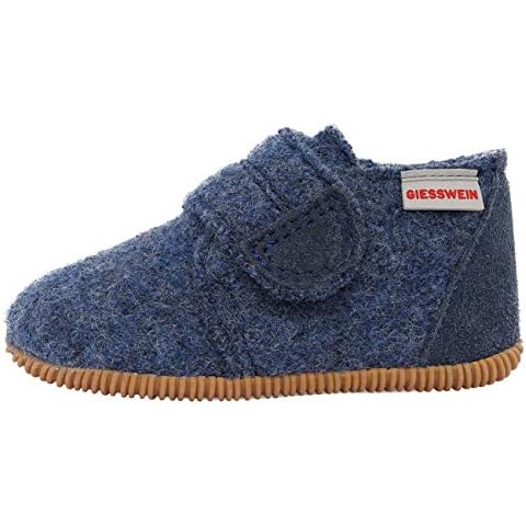 Giesswein Unisex Baby Oberstaufen Slippers, Jeans 527, 6 UK Child Cover