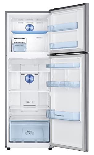 Image of Samsung 322L 2 Star Inverter Frost-Free Convertible 5 In 1 Double Door Refrigerator Appliance (RT37C4522S8 /HL,Elegant Inox)