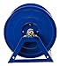 Coxreels 1125-4-200 Hand Crank Steel Hose Reel, 1125 Series - ½” x 200’, 3,000 PSI - Heavy Duty All Welded Steel A Frame - Adjustable Tension Break – Made in the USA, Blue