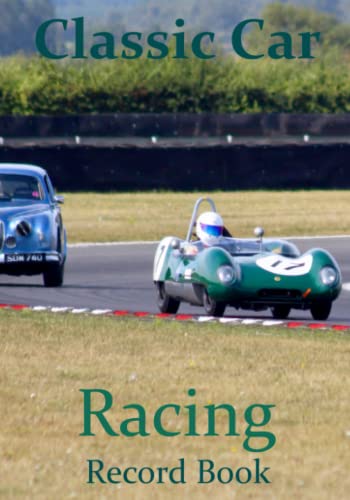Classic Car Racing Record Book: Motor racing log book 7