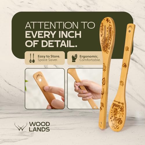 Woodlands-USA-Best-Friend-Wooden-Spoons-for-Cooking-Perfect-Birthday-Gifts-for-Best-Friend-Bamboo-Spoons-Wooden-Kitchen-Utensil-SetUnique-Best-Friend-Birthday-Gifts-for-Women-Who-Have-Everything Woodlands USA Best Friend Wooden Spoons for Cooking Perfect Birthday Gifts for Best Friend Bamboo Spoons Wooden Kitchen Utensil SetUnique Best Friend Birthday Gifts for Women Who Have Everything