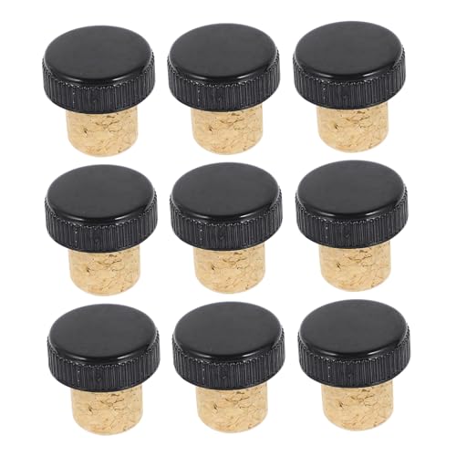Ciieeo 24pcs Wooden Wine Corks T-shaped Bottle Stoppers for Wine Bottles Reusable Taste-protected