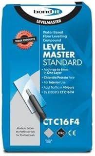 Bond It Self Levelling Compound Levelmaster Floor Cement Screed Concrete 10/20kg Standard LEVELING BAG (10)