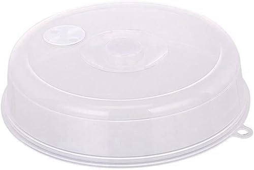 Miniatura 8 de Cubierta de salpicaduras de microondas para alimentos, placa de plástico para microondas, tapa de cubierta de alimentos con rejillas de ventilación