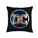 Justice League DC Comics Logo Throw Pillow, 16x16, Multicolor