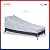Outdoor Chaise Lounge Cover Waterproof 2 Pack, 420D Patio Lounge Chair Covers for Outside Pool Furniture, UV Resistant Chaise Cover with Air Vents & Windproof Buckles (Gray-Darkgray, 76''x32''x32'')
