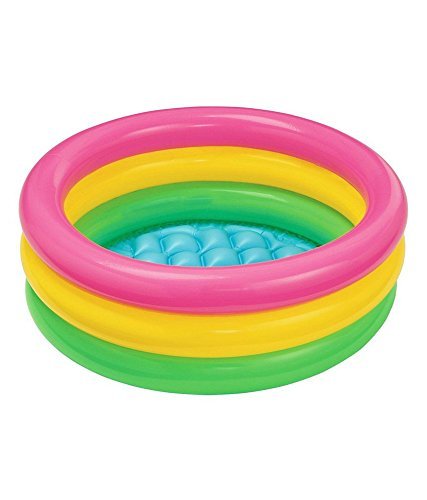 S S Traders Sunset Glow Baby Pool, Multi Color/The Best Summer Toy for Kids(2 feet)-image-44
