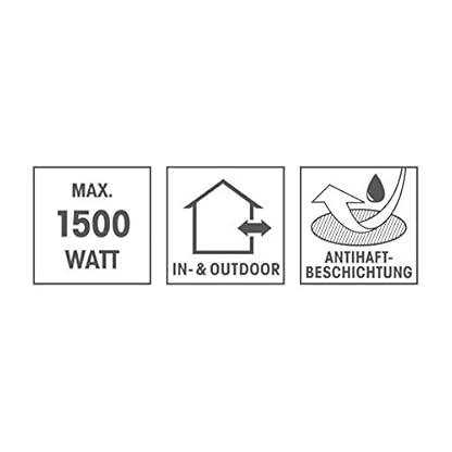 GOURMETmaxx elektrischer Tischgrill mit Aluguss Grillfläche Rauchfrei geeignet für Innen- und Aussenbreich… – Bild 6