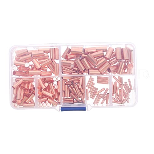 Virole de fil en cuivre rosy ABOOFAN pour connexions
