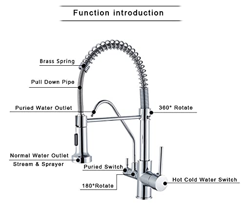 Robinet de cuisine avec purificateur pour éliminer le calcaire et les impuretés - 7