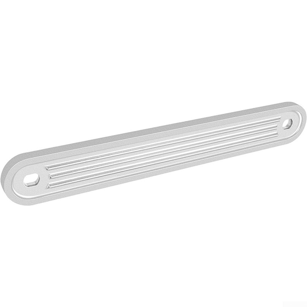 TSP-1 Piastra di supporto per poppa Traversa in alluminio, per foro superiore del bullone 3001.8067, accessorio hardware per barche color argento, costruzione di grado marino, facile da