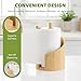Wooden Paper Towel Holder for Countertop, Modern Mountain Style Paper Towel Holder, Heavy Duty Solid Wood Freestanding Paper Roll Stand for Kitchen, Bathroom & RV