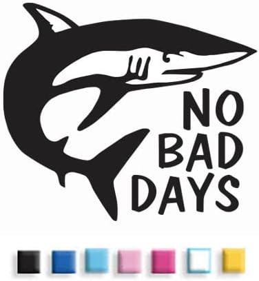Miniatura 3 de No Bad Days Mako Shark - Pegatina adhesiva (blanco)