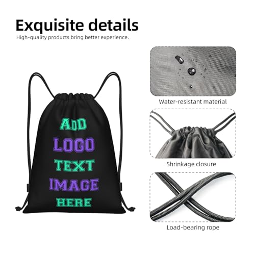 Personalized Drawstring Bags Bulk Custom Name Backpack Custom Pull String Bag4
