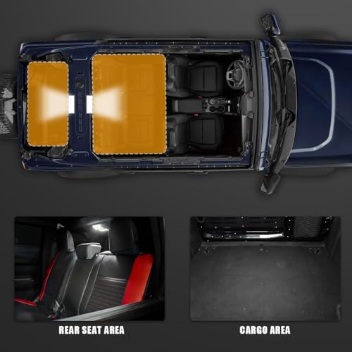 Luz LED de Techo para Ford Bronco 2021-2024 4 Puertas miniatura 4