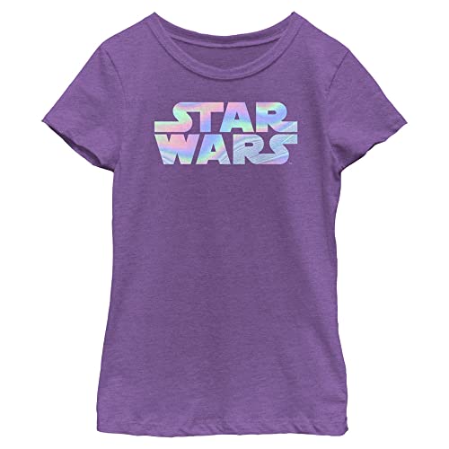 STAR WARS Holographic Girls Short Sleeve Tee Shirt