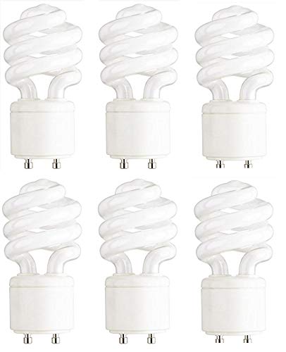 Ciata Lighting 13-Watt Mini Compact Fluorescent Light Bulb Gu24 Base Twist And Lock, Warm White - 6 Pack (6 Pack) #TOP2