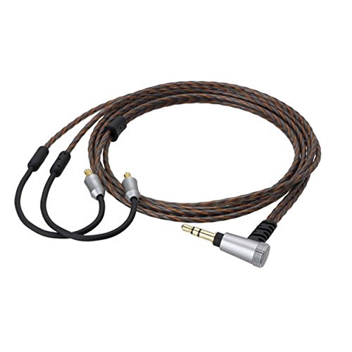 Audio-Technica HDC313A/1.2 3.5mm Detachable Audiophile Headphone Cable for Live Sound Series Headphones, Copper, 1.2 meter