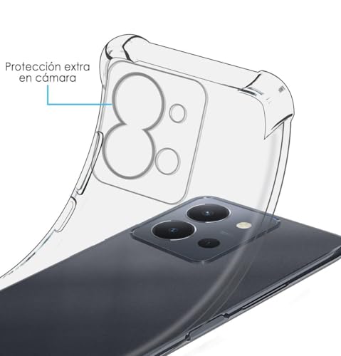 Image of Lustree Compatible with vivo Y200 Pro 5G Back Cover| Clear + TPU Case with 4 Corner Air Cushion Protection & Camera Protection | Slim& Stylus Cover for vivo Y200 Pro 5G