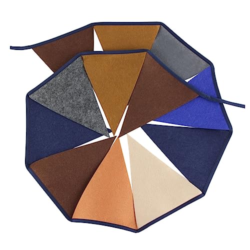 MERRYHAPY Triangle Banners Wedding Decorations Non-woven Wedding Banner for Celebration