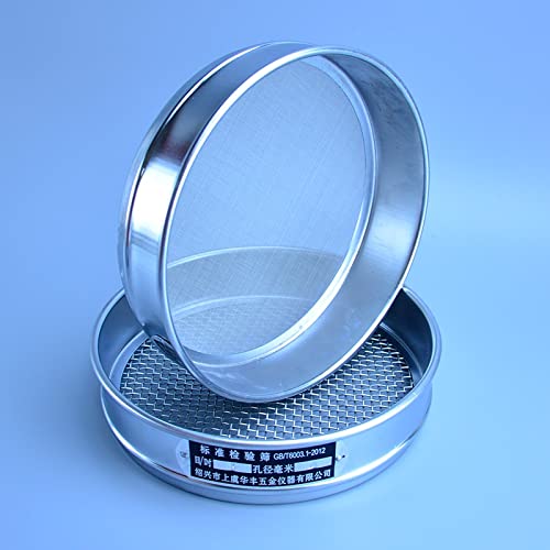 304 tamiz de laboratorio de acero inoxidable, Tamiz de prueba de laboratorio de 20 cm y 5 cm, malla de acero inoxidable 304, varios tamaños(500 mesh(0.0308mm))