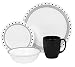 World Kitchen Corelle 16 Piece Livingware City Block Set, Black