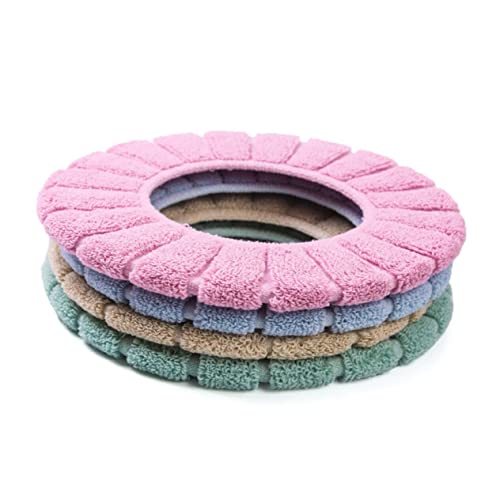 Healeved 2Pcs Toilettensitzkissen Toilettenabdeckungen Toilettenkissen Sitzkissen Dehnbar Wärmer Toilettensitzbezug Toilettenmatte Toilettendeckel Universal Grün Lipgloss