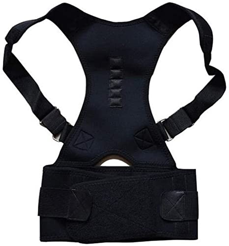 Correcteur de posture pour homme avec corset dorsal magnétique et soutien droit
