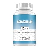 WUCOO Sermorelin Research Peptide, 10MG Research Grade Capsules, 99% Purity - 60 ct