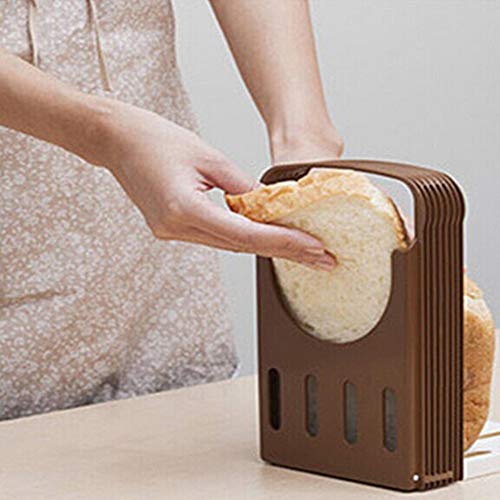 image for XIYUAN Bread Slicer| ABS Compact Foldable Bread Sandwich Toast Bread S