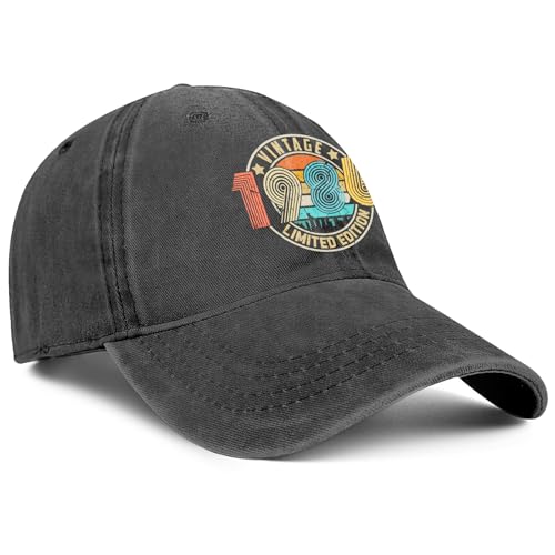 Image of 40th Birthday Gifts for Women Men Her Him 1986 Baseball Cap Hat | Vintage 1986 Baseball Cap Hat 40th Birthday Decorations for Women Men Her Him 40th Birthday Party Favors