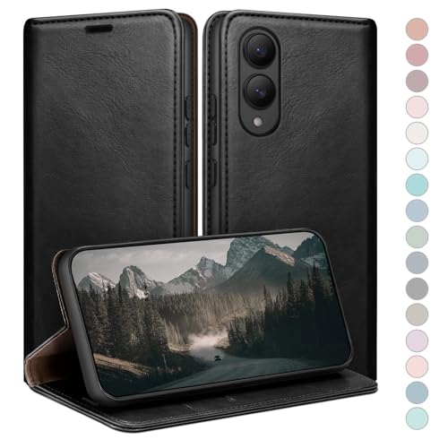 Étui Samsung Galaxy S25 Edge anti-piratage avec fentes pour cartes HUOUH