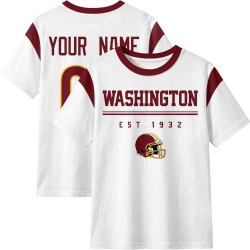 Image of T-Shirt Custom Crewneck Short Sleeve for Men Gifts | Custom T-Shirt Personalized Name and Number