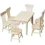 chaise haute stokke hauteur table Conception réaliste : cet ensemble table et chaise de maison de poupée est conçu pour être réaliste et fidèle à la vie, offrant une version miniature..Les détails complexes en font un complément parfait à toute collection de maison de poupée.