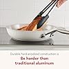 KitchenAid Hard Anodized Ceramic Induction Nonstick Cookware 2-Piece Frying Pans/Skillet Set, Dishwasher Safe, 8.25 Inch and 10 Inch Non Stick Fry Pans with Stainless Steel Handles - Porcelain White #3