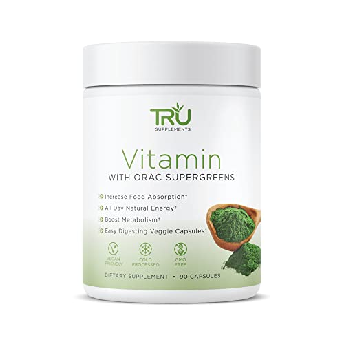 Tru Vitamin, A-Z Vitamin & Mineral Profile, Spectra Supergreens, Digestive And Joint Support, 30 Servings #TOP5